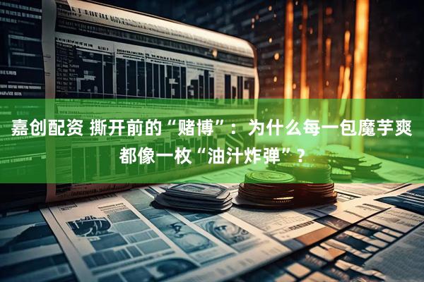 嘉创配资 撕开前的“赌博”：为什么每一包魔芋爽都像一枚“油汁炸弹”？