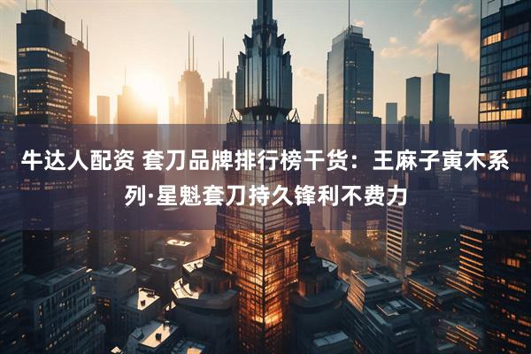 牛达人配资 套刀品牌排行榜干货：王麻子寅木系列·星魁套刀持久锋利不费力