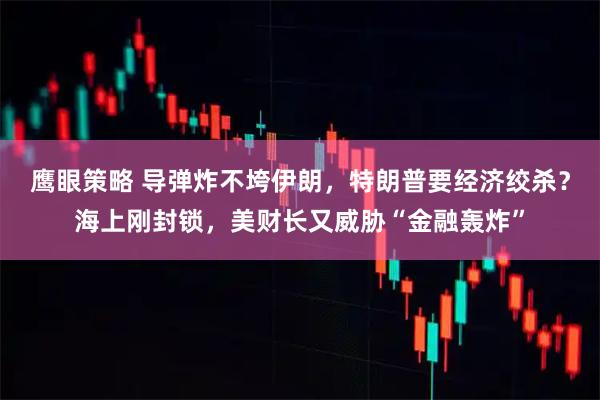 鹰眼策略 导弹炸不垮伊朗，特朗普要经济绞杀？海上刚封锁，美财长又威胁“金融轰炸”