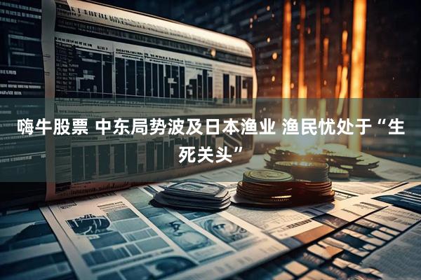 嗨牛股票 中东局势波及日本渔业 渔民忧处于“生死关头”