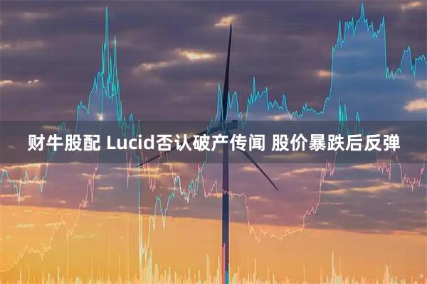 财牛股配 Lucid否认破产传闻 股价暴跌后反弹