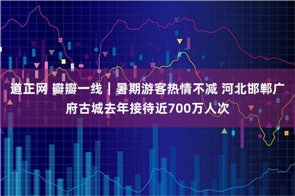 道正网 瓣瓣一线｜暑期游客热情不减 河北邯郸广府古城去年接待近700万人次